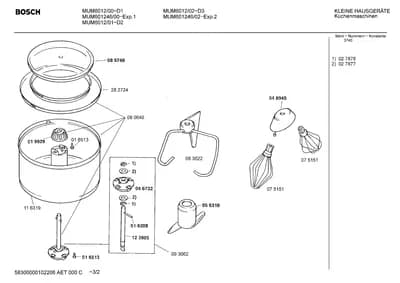 Lids & Covers, Bearings (0002-0053)