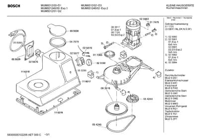 Lids & Covers, Bearings (0002-0054)