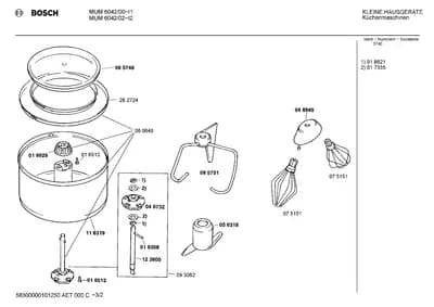Lids & Covers, Bearings (0002-0055)