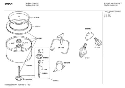Lids & Covers, Bearings (0001-0052)