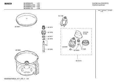 Lids & Covers, Bearings (0003-0065)