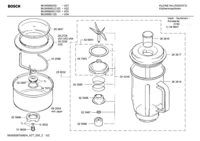 Lids & Covers, Bearings (0003-0065)