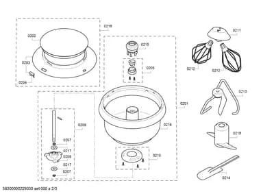 Lids & Covers, Bearings (0201-0219)