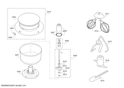 Lids & Covers, Bearings (0201-0219)