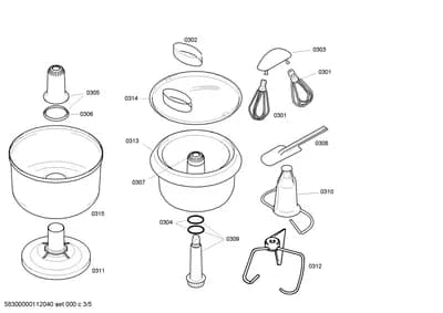 Seals & Gaskets, Lids & Covers (0301-0315)