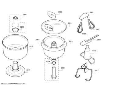 Seals & Gaskets, Lids & Covers (0301-0315)