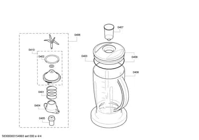 Seals & Gaskets, shelves trays (0401-0410)