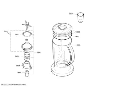 Seals & Gaskets, shelves trays (0601-0610)