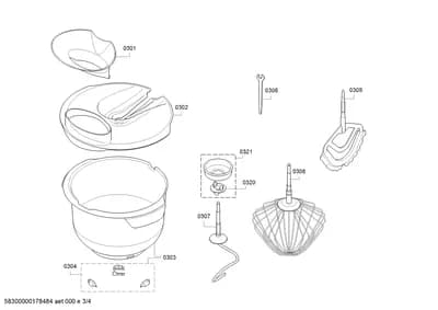 mounting and fixing sets (0304-0304)