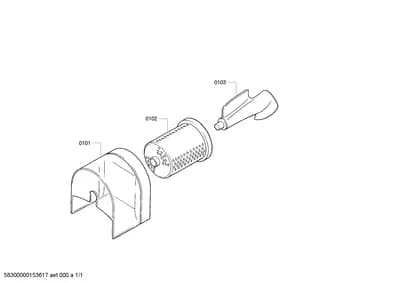 Door & Housing, drums tubs (0101-0103)
