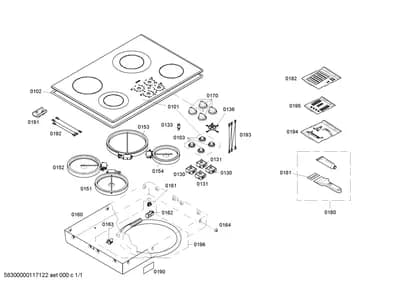 hotplates, hobtops (0101-0196)