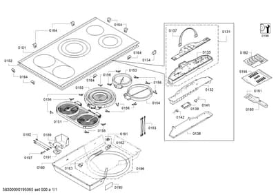 Mounting & Fixing, hotplates (0101-0199)