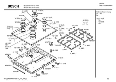 burnercaps rings, othergasparts (0105-0237)