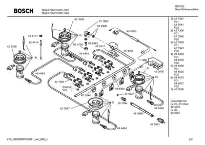 burnercaps rings, othergasparts (0105-0237)
