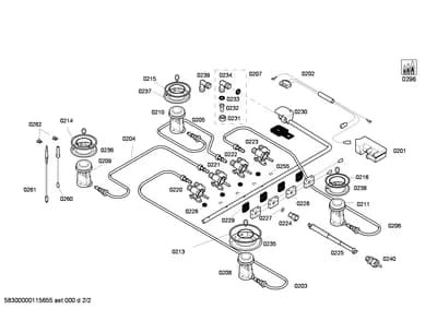 Seals & Gaskets, burnercaps rings (0213-0262)