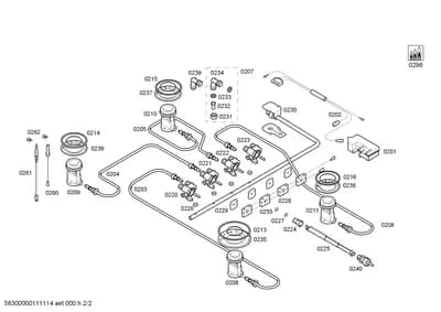Seals & Gaskets, burnercaps rings (0213-0262)