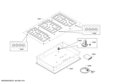 shelves trays, Door & Housing (0401-0452)