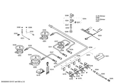 Seals & Gaskets, ignition parts (0201-0291)