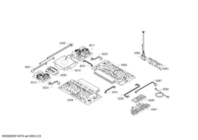 connectionpieces, Fan Parts (0212-0241)
