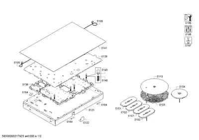 Screws, hotplates (0101-0199)