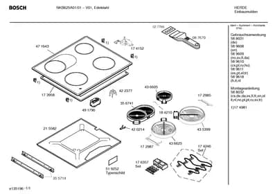 Mounting & Fixing, Seals & Gaskets (0031-0180)
