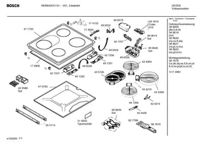 Seals & Gaskets, Mounting & Fixing (0032-0205)