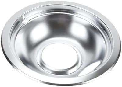 6" Chrome Drip Bowl with Hole