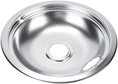 8" Chrome Drip Bowl with Hole