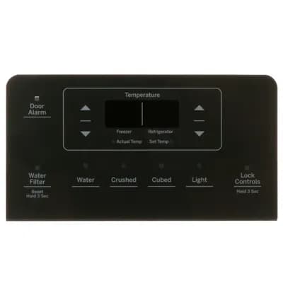 Black Stainless Steel User Interface Board