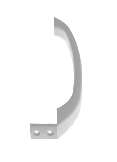 White Door Handle