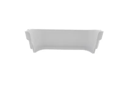 White Door Shelf Bin
