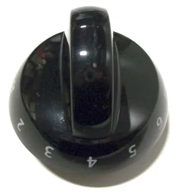 Black Burner Knob