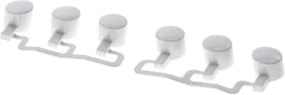 Push Button Set White; BO, MK, Extra-Buttons, Cutable