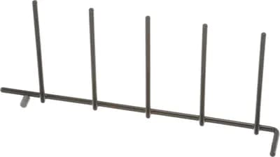 Flip Tine Upper Rack, Right Side, Front, Dark Grey (1 Piece)