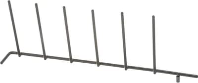 Flip Tine Upper Rack, Right Side, Rear, Dark Grey
