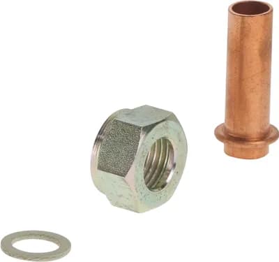 Installation Set Pipe Socket Copper Set IH2 (Not Included With The Appliance)
