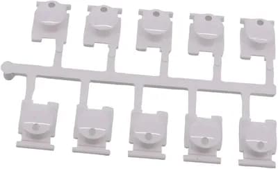 Button Set Push Button Array, White