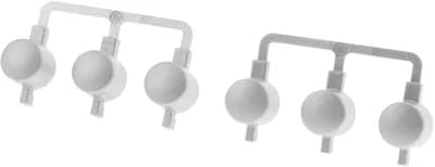 Push Button Set Stainless Steel, Extra-Funktions, Cutable