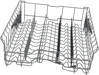 Upper Rack, Silver, Rackmatic, W/ 2 Dark Gray Flip Tines
