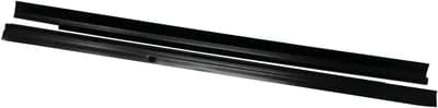 Side Trim Strips, Black, Left / Right (Pair)