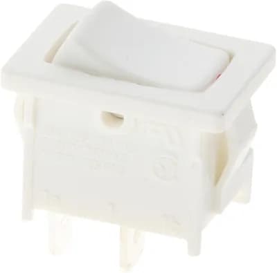 Rocker Switch 1-Pole White