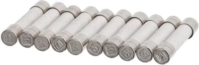 Fuse 10A F 500V 6,3x32mm - 10 Pieces