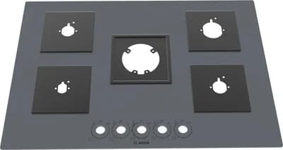 Glass Ceramic Hob Top Temp.Glass Ass. D.Silver BO T75F SV Rna