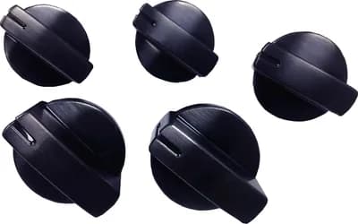 Black Stainless Knob Kit, SVC (Includes Set Of 5 Knobs)