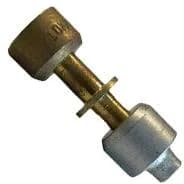 Pipe Connection Piece Lokring Reduced Connector 4/2mm Brass