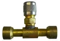 Pipe Connection Piece Lokring Connector With Schrader Valve