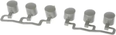 Push Button Set Stainless Steel; BO, MK, Extra-Buttons, Cutable