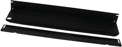 Toe Panel Set, Black, Plastic / Metal