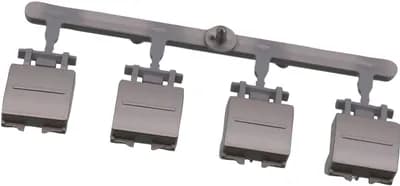 Key Pushbutton Assy. (Set), Program, SS Color