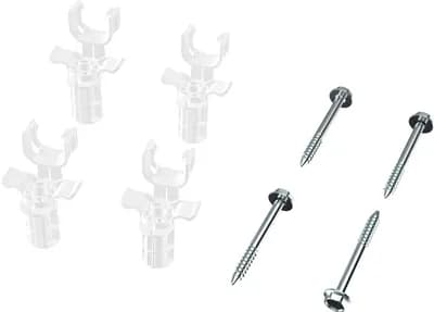Fixing Kit 4x Screw + 4 Spacer